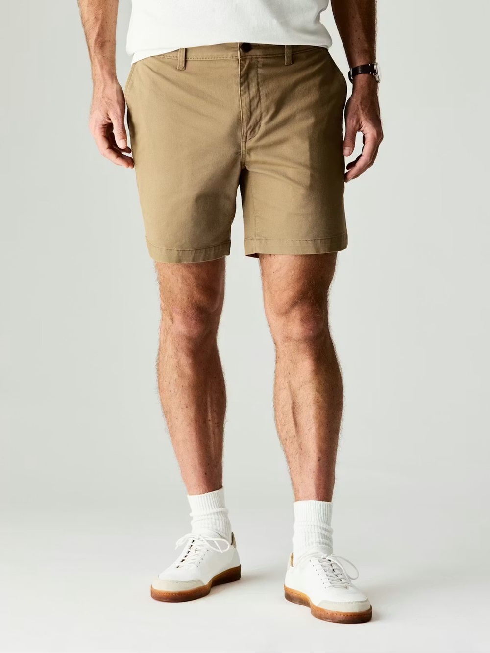 FLINT AND TINDER- 365 Chino Short - 7" Khaki Size 33
